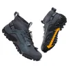 Athletic Shoes Men Breathable Man Woman Mountaineering Shoes Hiking Wear Resistant Training sneakers trainers Casual GAI softy black comfort