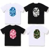 Çocuk Tasarımcı Giysileri Bebek T-Shirts Erkekler Kızlar Kızlar Gençlik Moda Hip Hop Camo Street Üstler Gündelik Yaz Çocuk Bebekleri T Shirt Çocuklar Toddler Giyim