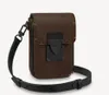 Nieuwe designer schoudertas S-LOCK decoratie mini messenger bags Canvas leer voor dagelijks gebruik mobiele telefoon handtas mode monogram pakket m81522