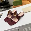 Lo nuevo de ALTA Calidad chanclas planas Zapatillas Sandalias mujer marca Diseñador Cuero Genuino Moda plana Diamante hebilla de metal 14 colores zapatos de fiesta zapatos de vestir tamaño grande