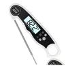 Hushållens termometrar Vattentät LCD Digital Instant Läs Kötttermometer Kök Mat Matlagning Backlight Electric Probe BBQ Drop D Dhudo