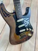 Make old-fashioned electric guitar, imported alder body, gold accessories, handwritten signature, stock, lightning-free shipping