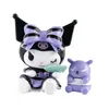 Factory wholesale 6 styles 7cm kuromi figure model anime peripheral ornaments gifts children's favorite toys