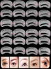 24 PCS Eyebrow Stencil Set Återanvändbart ögonbryn DIY Ritningsguide Styling Forma Grooming Mall Card Easy Makeup Beauty Kit6506889