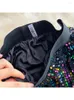 Röcke Glänzende Bunte Pailletten Maxi Rock Frauen 2024 Koreanische Mode Ästhetische EINE Linie Hohe Taille Lange Weibliche Jupe Femme Etekler