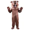 2024 Halloween Hot Sales Happy Beaver Mascot Costume Birthday Party Anime Theme Fancy Dress Costume