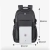 Backpack Multi Pocket Travel Bag for Women Men Large Capacity Business Waterproof Backpack with USB Charging Port 17 Inch Laptop Backpack