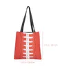 Borse portaoggetti Borsa tote super ecologica Forniture per feste a tema sportivo Bomboniere Gioco Tratta Rugby Stampa a spalla singola Shopping Goody Handbags