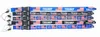 Dubbelzijdig Amerikaans vlaglogo Lanyard TRUMP Print nekband ketting voor VS Supporters Fans Sleuteltelefoons ID Tag Badgehouder