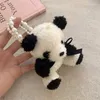 Hair Clips Creative Cartoom Harajuku 3d Plush Panda Pearl Fashion Band For Women Sweet Cool Aesthetic Kawaii Female Hairwear