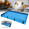 Tapis de Cage pour cochon d'inde, literie pour petits animaux, Hamster, lapin, lavable, imperméable, doublure en tissu réutilisable pour Cage à cochon d'inde