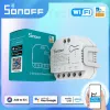 Controllo SONOFF DUAL R3 2 Gang Modulo doppio relè FAI DA TE MINI Smart Switch Misurazione della potenza Controllo casa intelligente tramite eWeLink Alexa Google Home