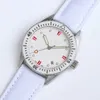 Schweizer, leuchtende, perfekt reproduzierte Zählerdetails, hochwertige Unisex-Luxusuhren mit 38 mm High-Tech-Satin-Keramiklünette und Saphir-Automatikwerk