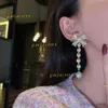 Stud Stud 2024 New Fashion Trend Unique Design Elegant Earrings Jewelry Delicate Zircon Butterfly Tassel Luxury Earrings Women Wedding Jewelry Party Gifts 2024