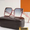 Designer-Sonnenbrillen Luis Vuitons Neue Lvjia Große Box Modetrend-Sonnenbrillen Wind Street Photo Ins Wind-Sonnenbrillen