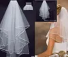 2019 new Real Image In Stock 1 Layer White Ivory tulle Edge Comb Veils For Wedding Dresses Party Gowns Bridal Accessories 110015076745