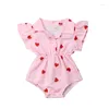 Barboteuses été infantile né bébé fille vêtements fleur body combinaison tenues vêtements pour