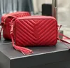 本革の女性デザイナーバッグハンドバッグ女性オリジナルボックス財布クラッチショルダーバッグクロスグレード品質クラッチバッグクラシックレディメタルチェーン財布