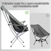 Campmöbler Naturehike Camping Chair YL06 Ultralight Portable High Back Folding Moon Outdoor Foldble Fishing Backpacking