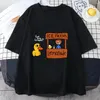 T-shirts Femmes La chanson de canard a obtenu des raisins Tee-shirt Femmes Été Vintage Dessin animé Style mignon Tops surdimensionnés Lâche Casual Vêtements personnalisés