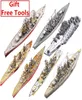 Mmz modelo piececool 3d quebra-cabeça de metal russo japão kongou nagato navio de guerra diy montar kits modelo corte a laser brinquedo presente y20039572931