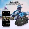 Handy-Kopfhörer FreedConn R1Plus Drahtloses Motorrad-Dashcam-Helm-Headset DVR Bluetooth Wasserdichter WiFi-Videorecorder-Kopfhörer APP Loopcycle YQ240304