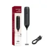 Frothers Handheld Electric Milk Frother USB充電式ミニフォームメーカードリンクミキサー泡立て器ビーターコーヒーラテ抹茶