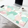 Kuddar lotus blommakontor mousepad matta bord skrivmatta tillbehör spel mausepad dator skrivbord matta skrivbord stora mouseapd 90x40