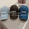 Designer Letter Solid Caps Golf Baseball Caps Denim Simple Simple Hat Man Women Sun Hat Street Hip Hop Hat For Man