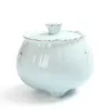 Opslagflessen Celadon Theepot Creatieve Keramische Afdichting Snoep Geneeskrachtige Kruiden Koffiebonen Tank Set Accessoires Keuken Voedselcontainer