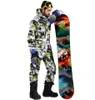 SAENSHING Pantaloni da snowboard tuta da sci invernale da uomo tuta da neve di un pezzo giacca da snowboard impermeabile spessa calda sci di montagna5056874