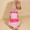 Dog Apparel Small Swimsuit Pet Beachwear Colorful Polka Dot Set For Dogs Comfortable Cats Summer