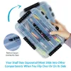 Accessoires THKFISH 1 PC VISSING TAKLE Box 3600 3700 NOSLIP Design Waterdichte drijvende drijvende verstelbare viswielboxen Opbergdoos Organisator