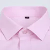 Camisas de vestido masculinas plus size camiseta masculina para negócios verão moda manga curta azul branco cor legal marca listrada