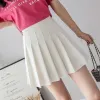 skirt Women Clothes Y2K Harajuku Pleated Sexy Mini Skirt 2023 Summer Korean Preppy Style High Waist Black White Skirts Kawaii Faldas