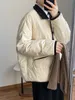 Piumino per donna invernale di fascia alta alla moda con colletto ribaltabile, piccola giacca calda e profumata