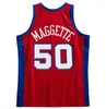 ステッチ付きバスケットボールジャージCorey Maggette 2000-01メッシュハードウッドクラシックレトロジャージーメンズユースS-6XL