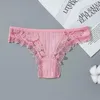 Damesslipje GK Merk 2024 Vrouwelijke Kanten Strings Effen Kleur Gestreepte Dames G-string Comfortabele Lingerie