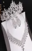 Ensembles de bijoux de créateurs de luxe pour la mariée de mariage, couronnes de cristal, collier, boucles d'oreilles, bandeaux brillants, couvre-chef en strass 1039524