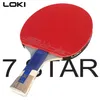 Raqueta de tenis de mesa LOKI 9 Star profesional 52 paleta de Ping Pong de carbono 6789 ultraofensiva con gomas adhesivas 240227