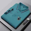 T-Shirts 2023 Men's Summer Menswear Designer Polo Shirt Short Sleeve T-Shirt Embroidered Lapels Mens Top Trendy Clothing Sale Luxury Business Wear Size M-3XL 240304