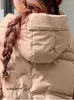 Trench da donna Giacca invernale da donna Versione coreana Cappotto ampio con cappuccio Piumino in cotone Bellezza giovanile