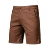 Herren-Shorts, einfarbig, für Herren, Freizeit, Business, Soziales, elastische Taille, Luxus-Stretch, Strand, S-2XL