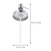 Liquid Soap Dispenser 1pc Lids Lotion Bathroom Accessories Stainless Steel For Room Silver