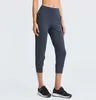 L22 Women Capri Pants Yoga Outfits shaping Naked Feeling Sports Trousers Fashion Loose Weightless Soft With Pockets Fitness Wear5784902