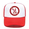 Casquettes de baseball Fille et garçon No Smoking Sex Casquette de baseball imprimée pour femmes hommes unisexe 2024 été parents-enfants chapeaux maille visière chapeau de soleil extérieur