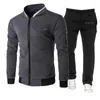 Survêtements pour hommes Spacex Space X 2024 Hommes Printemps Automne Diagonal Zip Sweat à capuche Sweat à capuche Pantalon Pull Sportswear Costumes