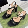 Sommer-Schnürsandalen aus Leder für Damen, einfache und modische High Heels, bequeme Designer-elegante, lässige Damenschuhe im römischen Stil