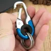 Keychains 2Pcs Top Quality Bikes Key Ring Durable Secure Clip Carabiner Chain Car Keychain