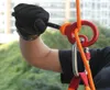 Cords Slings And Webbing TopClimbing Ring Rope Descender Gear Belay Device Aluminum Alloy Rings Figure 9 Rock Climbing Descende8524507